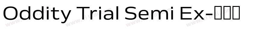 Oddity Trial Semi Ex字体转换